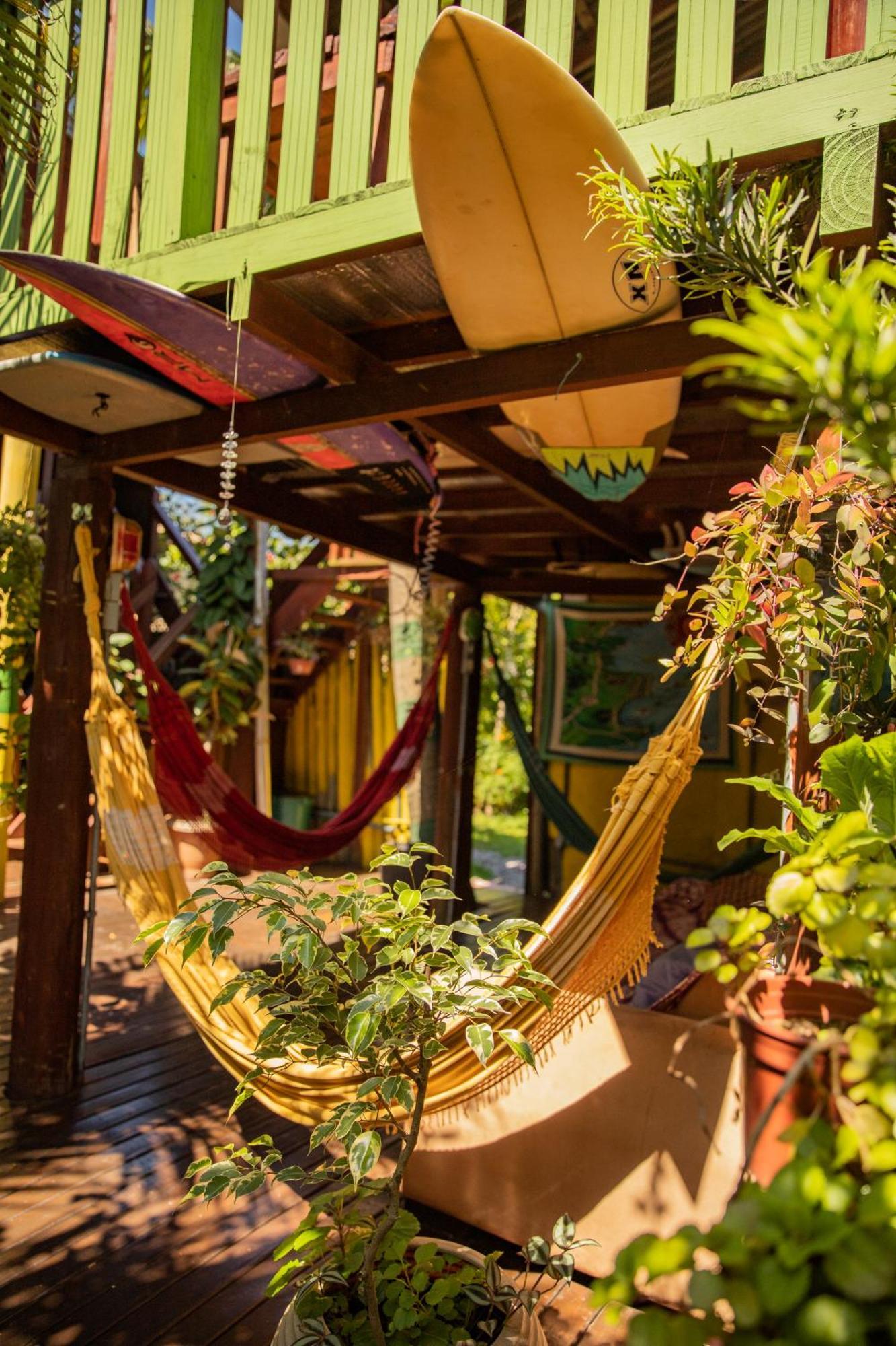 Guarda Encantada Surf Hostel Palhoca Bagian luar foto