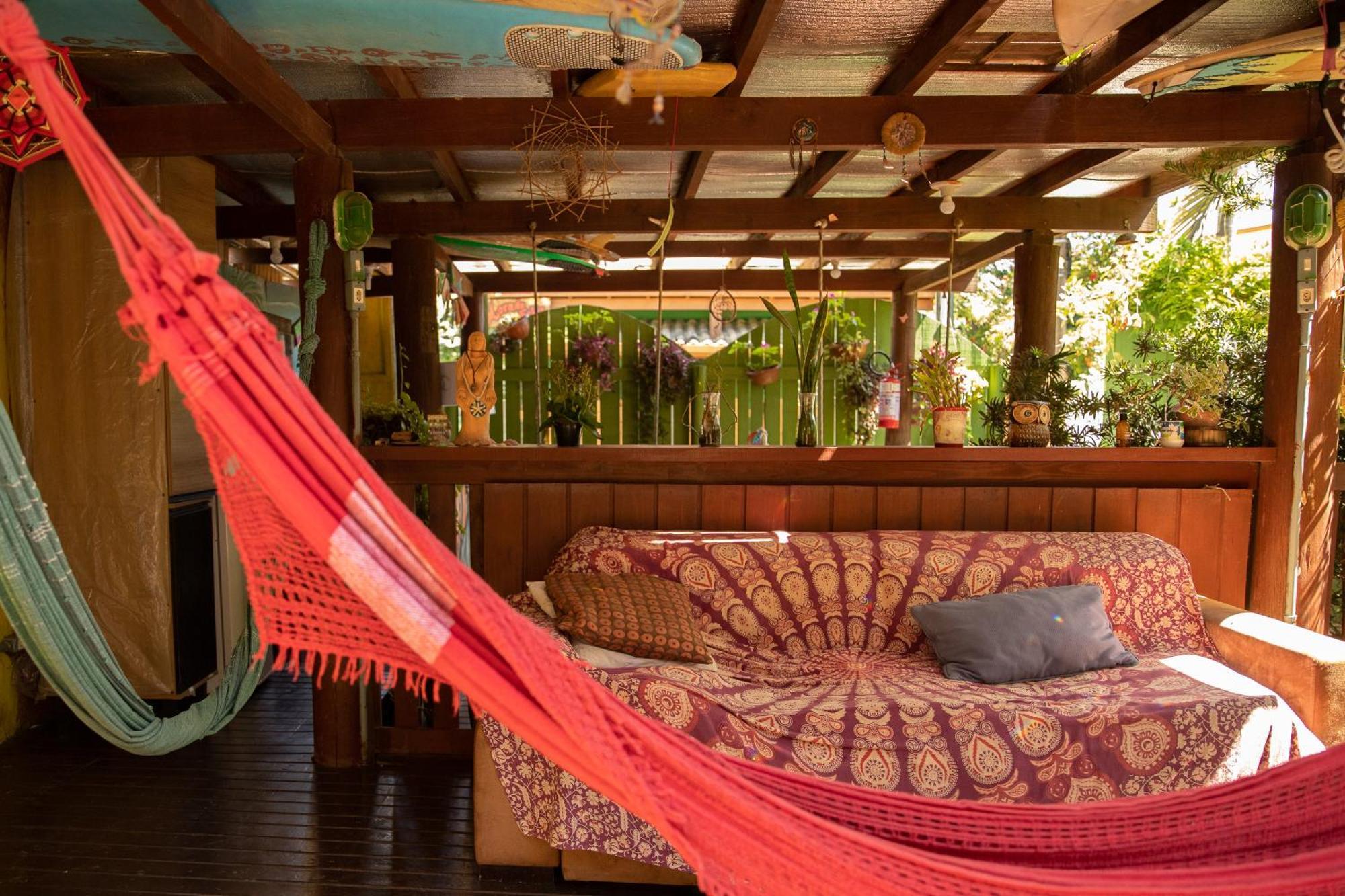 Guarda Encantada Surf Hostel Palhoca Bagian luar foto