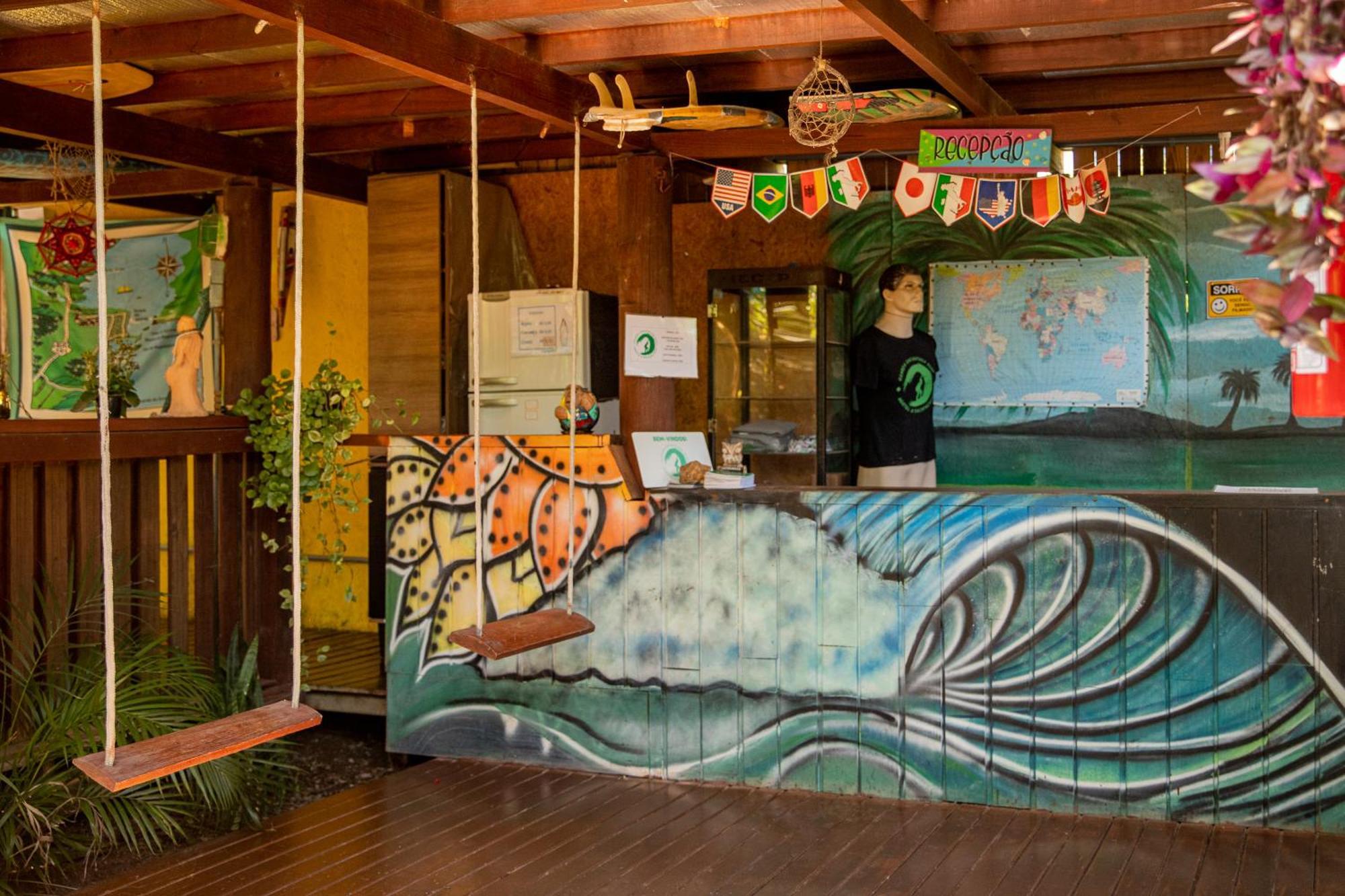 Guarda Encantada Surf Hostel Palhoca Bagian luar foto